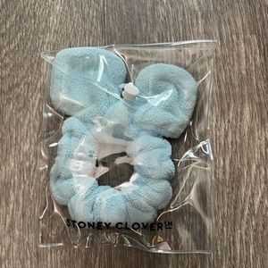 Stoney Clover Lane blue raspberry terry scrunchie